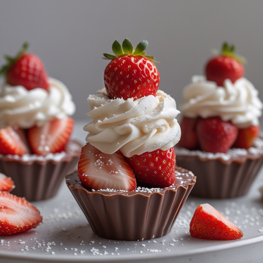 Easy Dubai Chocolate Strawberry Cups Recipe Inspired by the Viral Trend
