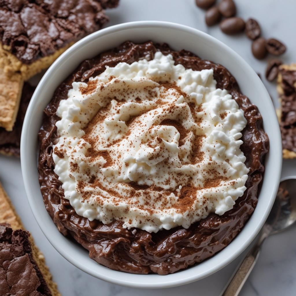 Cottage Cheese Espresso Brownie Protein Dip