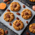 High Protein Sweet Potato Pecan Cottage Cheese Cookies