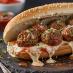 Easy Meatball Sub Recipe Loaded with Melty Cheese