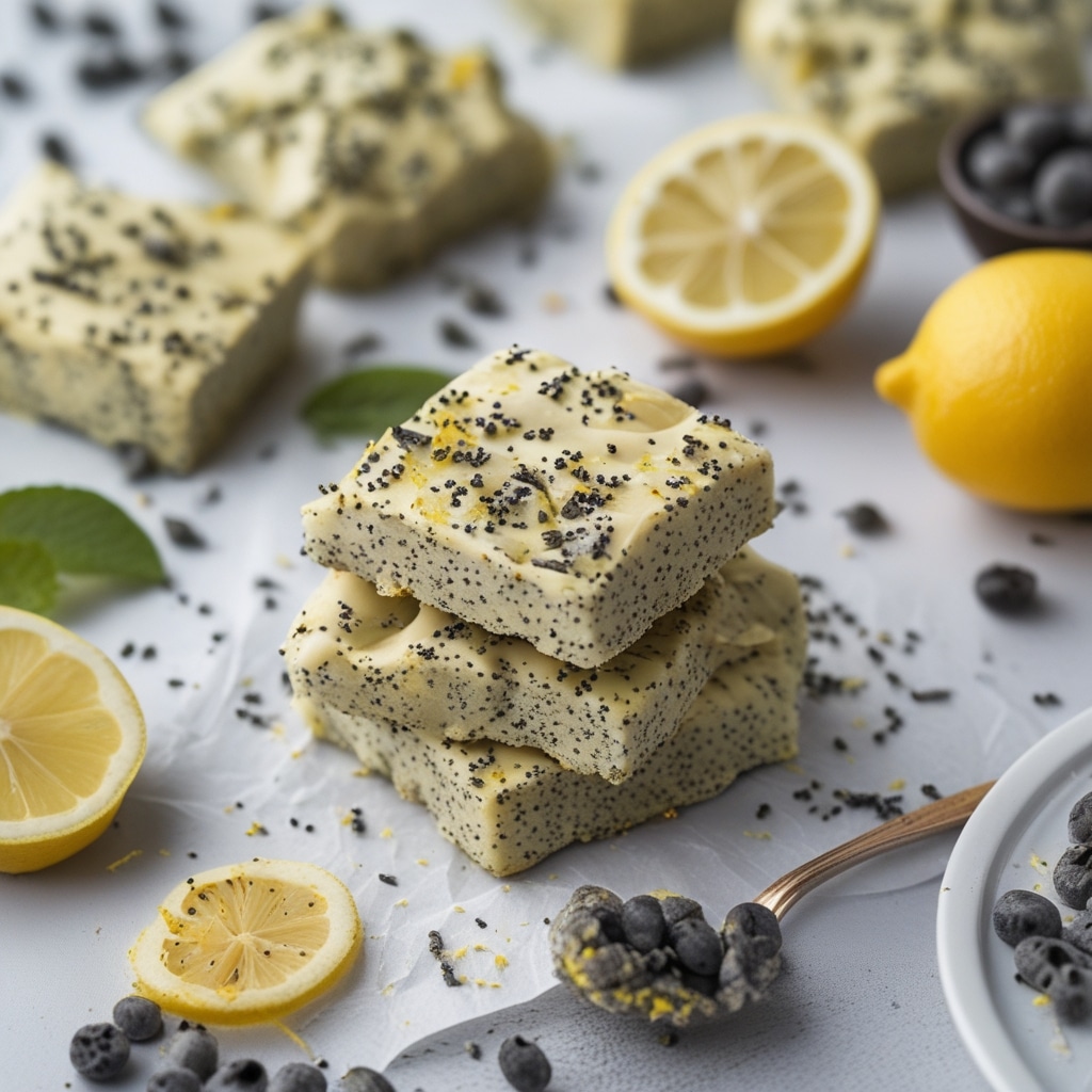 No-Bake Lemon Poppy Seed Protein Clusters