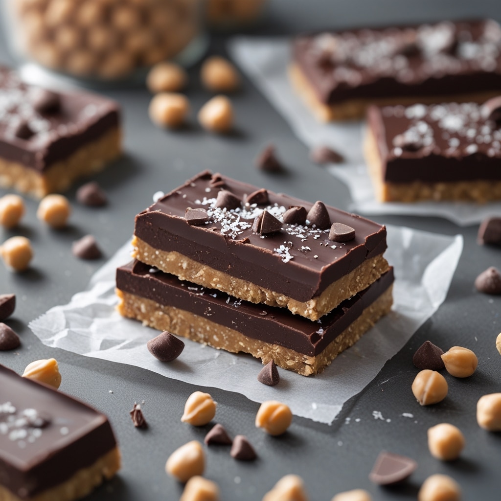 Chickpea Chocolate Protein Bars
