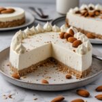 No-Bake Keto Vanilla Cheesecake with Almond Crust (Zero Oven, All the Cream)