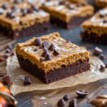 High Protein Pumpkin Spice Cottage Cheese Brownies