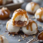 Frozen Salted Caramel Greek Yogurt Bites