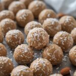 No-Bake Almond Butter Coconut Protein Bites