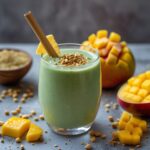 Spirulina Mango Protein Smoothie