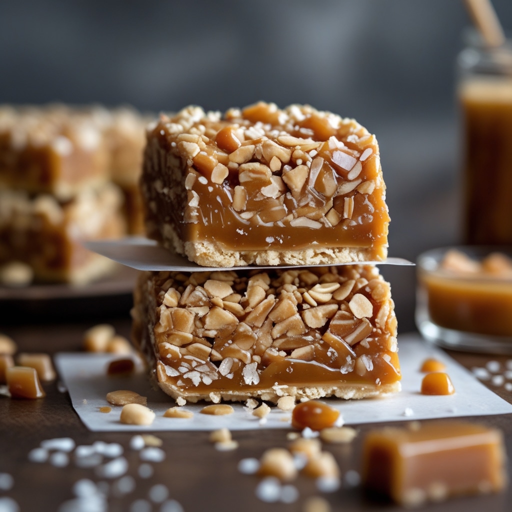 High Protein Salted Caramel Protein Bars