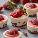 No-Bake Strawberry Cheesecake Protein Bites