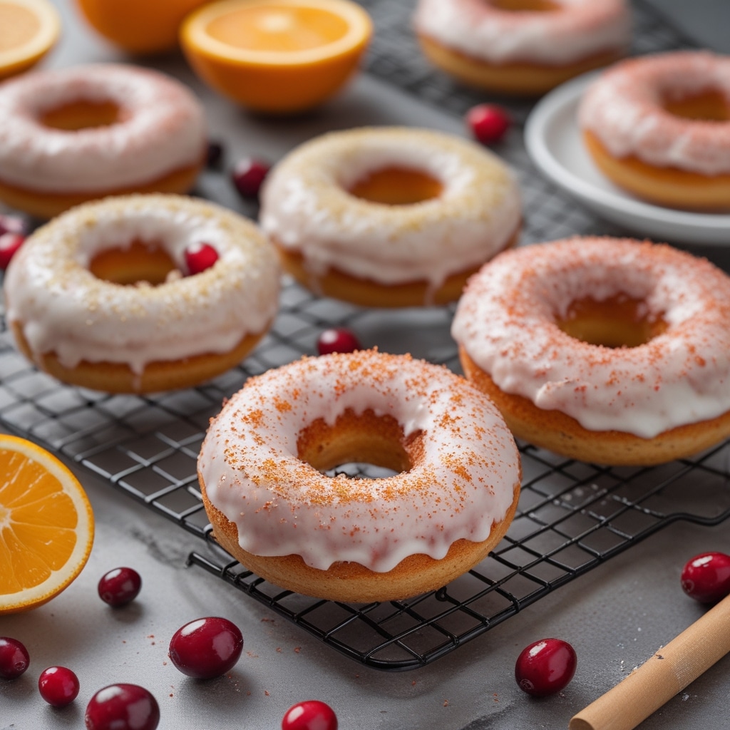 - High Protein Cranberry Orange Cottage Cheese Donuts