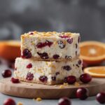 High Protein Cranberry Orange Cottage Cheese Bars