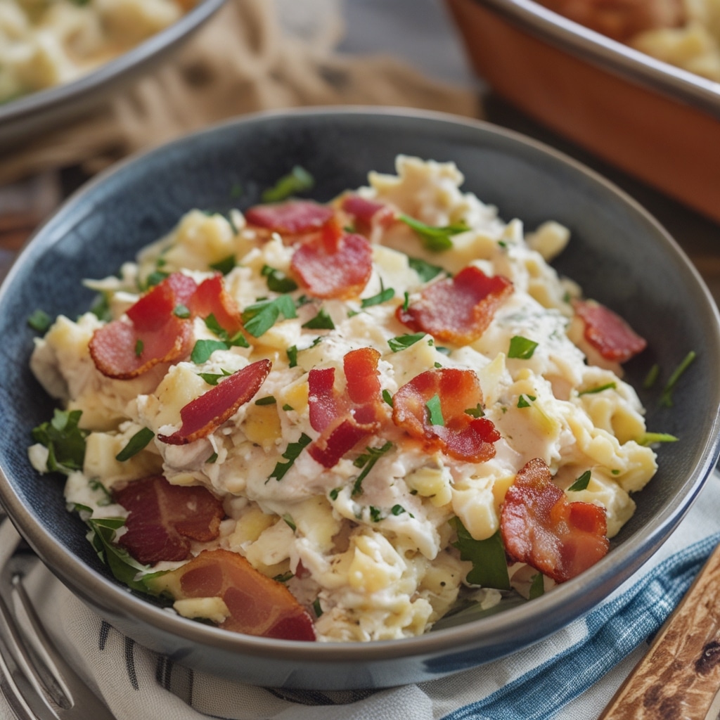 Easy Chicken Bacon Ranch Casserole Recipe | Family Favorite Dinner