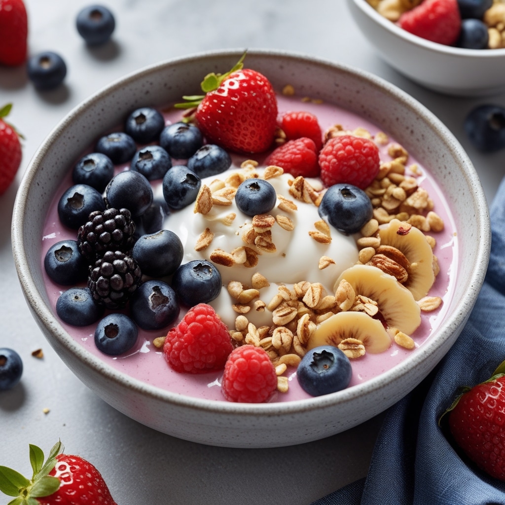 Protein-Packed Berry Yogurt Bowls