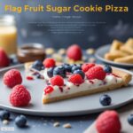 Flag Fruit Sugar Cookie Pizza Recipe