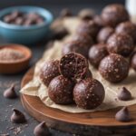 Chocolate Protein Energy Bites (3 Ingredients)