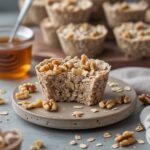 No-Bake Oats Honey Walnut Protein Cups