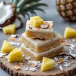 Pineapple Coconut Protein Bars