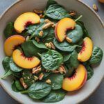 Peach Spinach Salad Recipe
