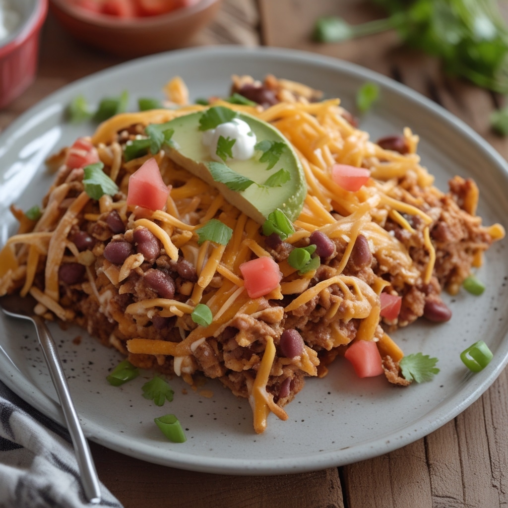 Easy Walking Taco Casserole Recipe for Family Game Nights