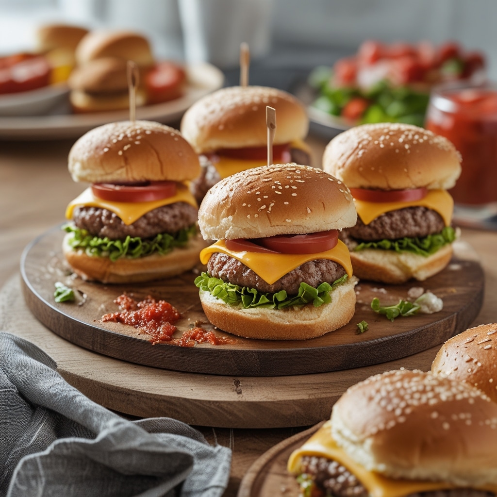 Easy Cheeseburger Sliders Recipe for Parties and Family Gatherings