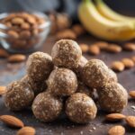 Almond Butter Banana Protein Balls