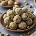 Coconut Pistachio Protein Energy Bites