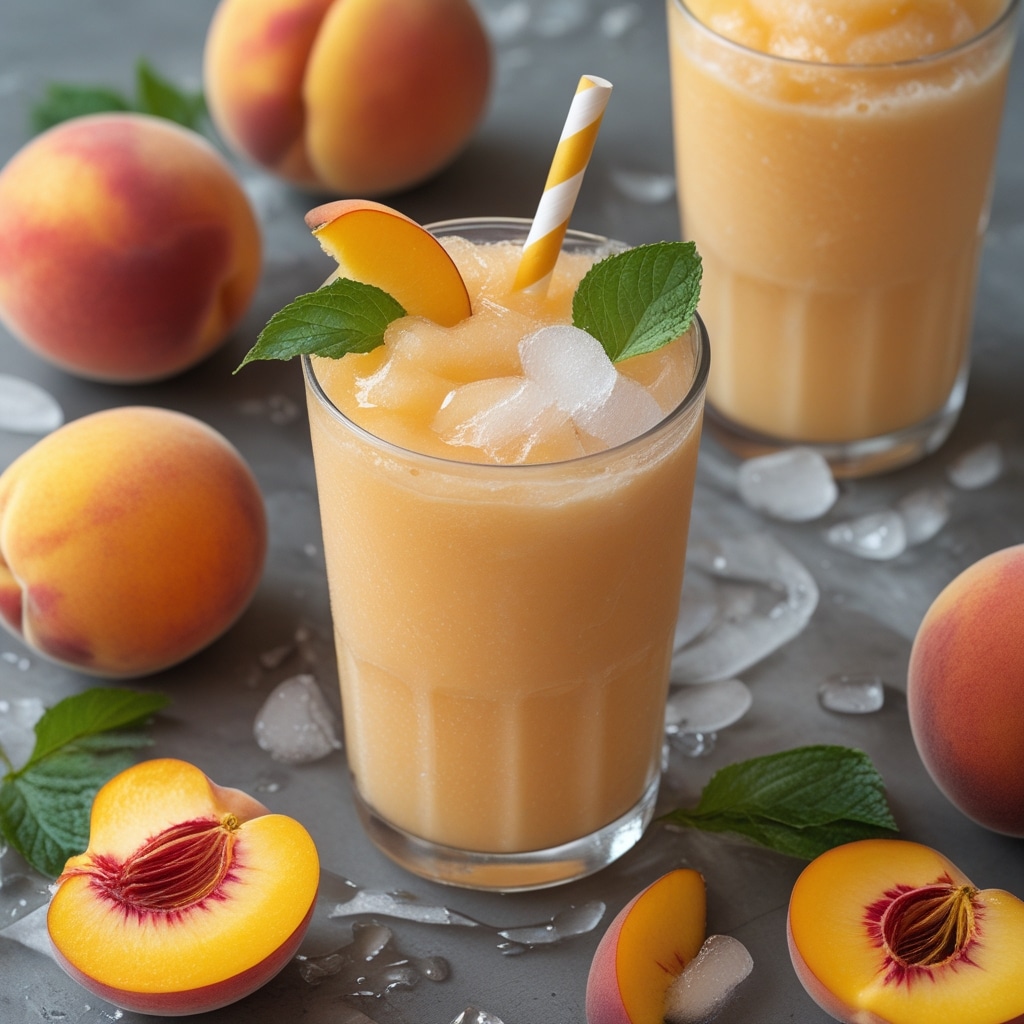 Peach Mango Slushie Recipe
