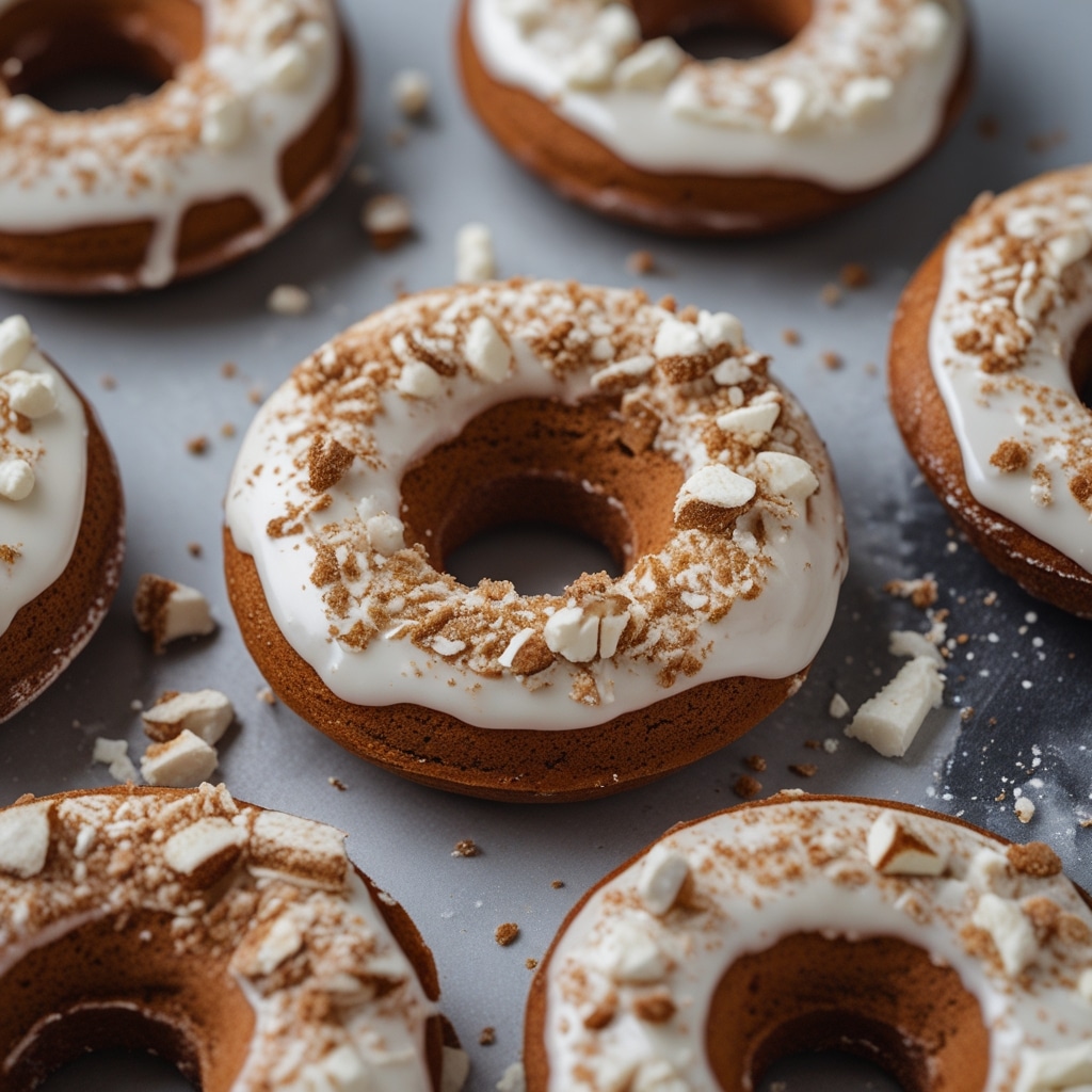 - High Protein Gingerbread Cottage Cheese Donuts