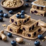 Blueberry Ginger Protein Energy Bars
