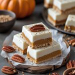 Pumpkin Pecan Protein Frozen Yogurt Bars