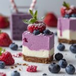 - Frozen Açai Berry Greek Yogurt Cheesecake Bites