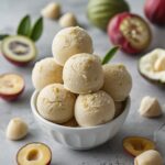 Guava Macadamia Protein Frozen Yogurt Bites