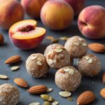 Nectarine Almond Protein Bites