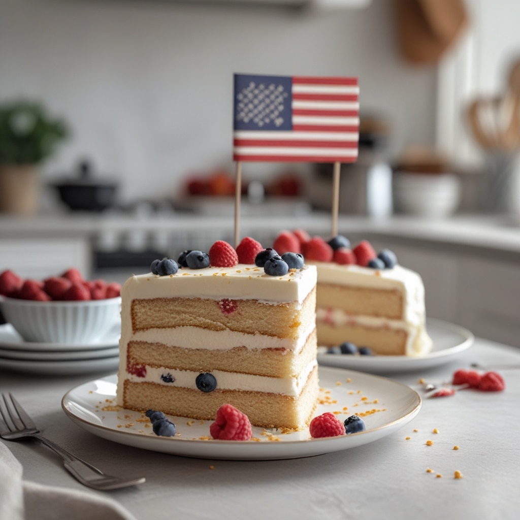 Patriotic Celebration Layer Cake