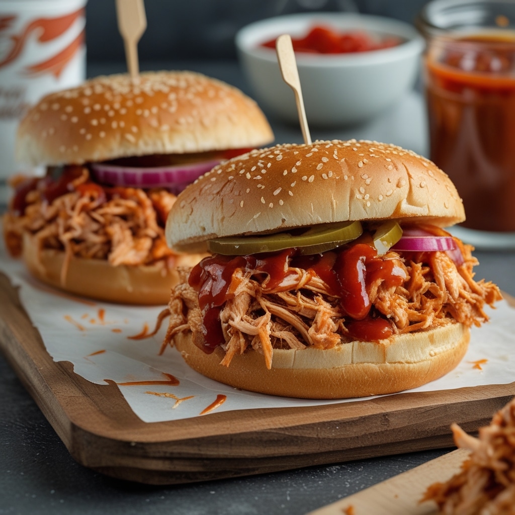 Easy BBQ Pulled Chicken Sandwiches Recipe for Crowd-Pleasing Meals