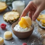 - Frozen Pineapple Greek Yogurt Bites [Tropical]