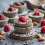 No-Bake Chia Raspberry Almond Bites