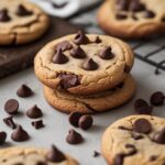 High Protein Espresso Chocolate Chip Cookies