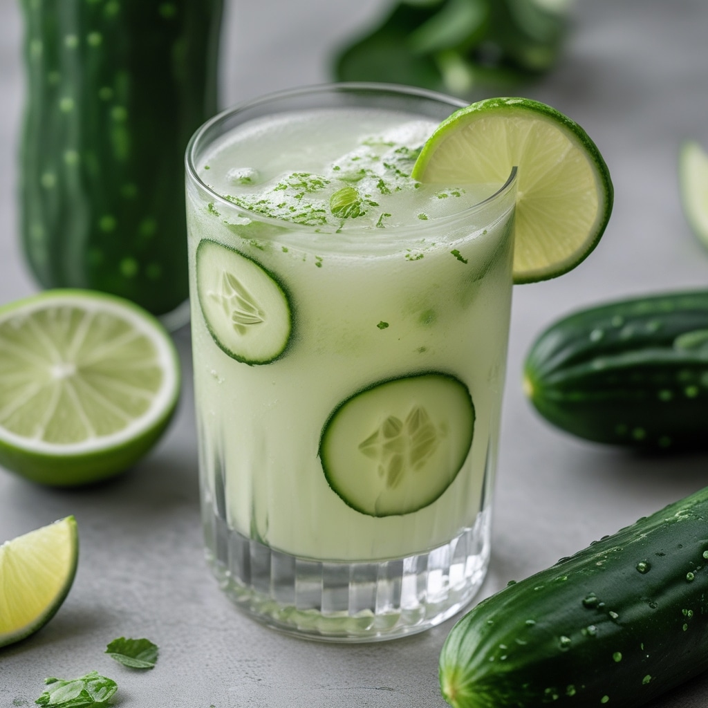 Cucumber Lime Cleanse Drink