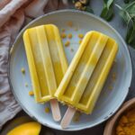 Greek Yogurt Mango Turmeric Popsicles
