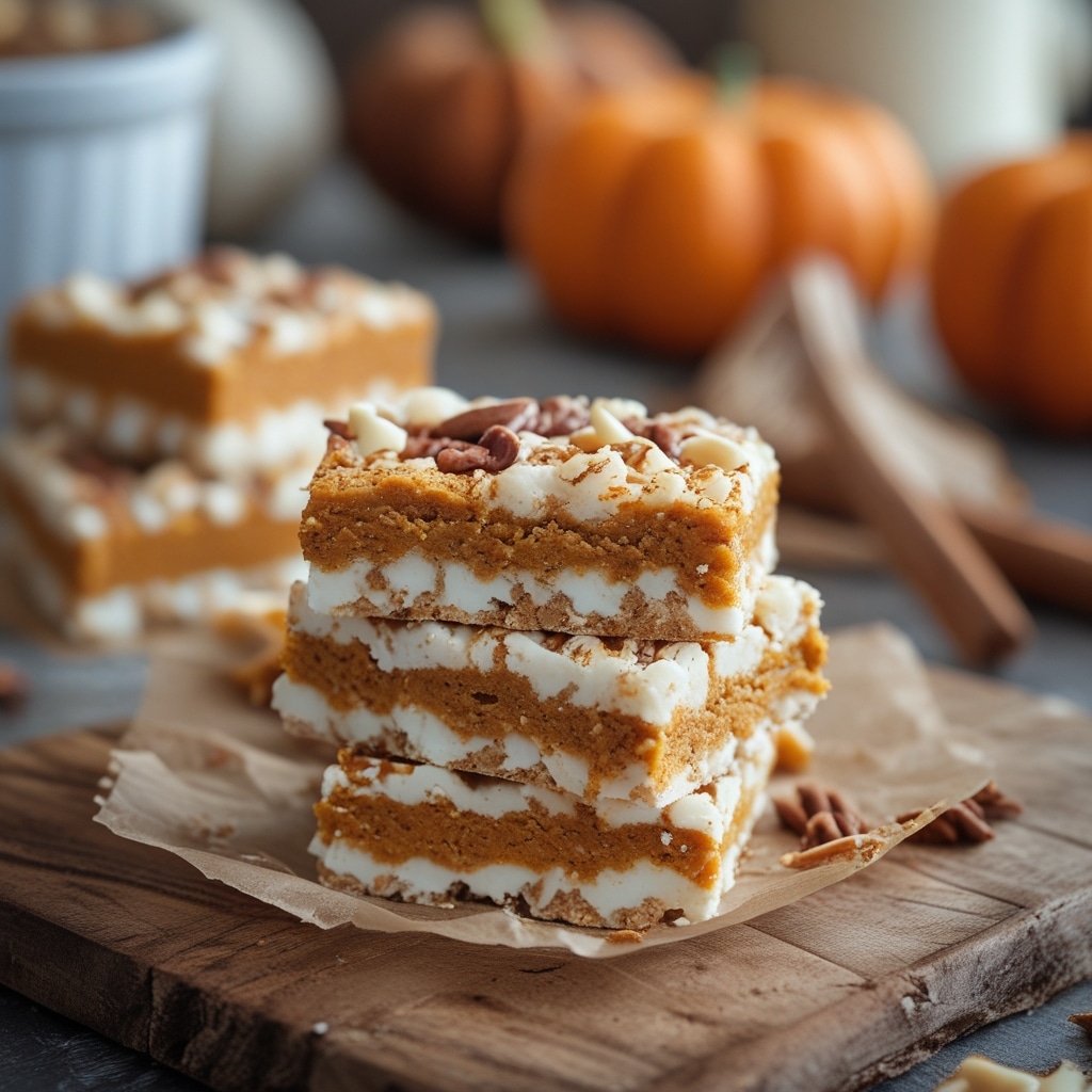 High Protein Pumpkin Spice Cottage Cheese Bars