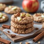 High Protein Apple Cinnamon Cottage Cheese Cookies