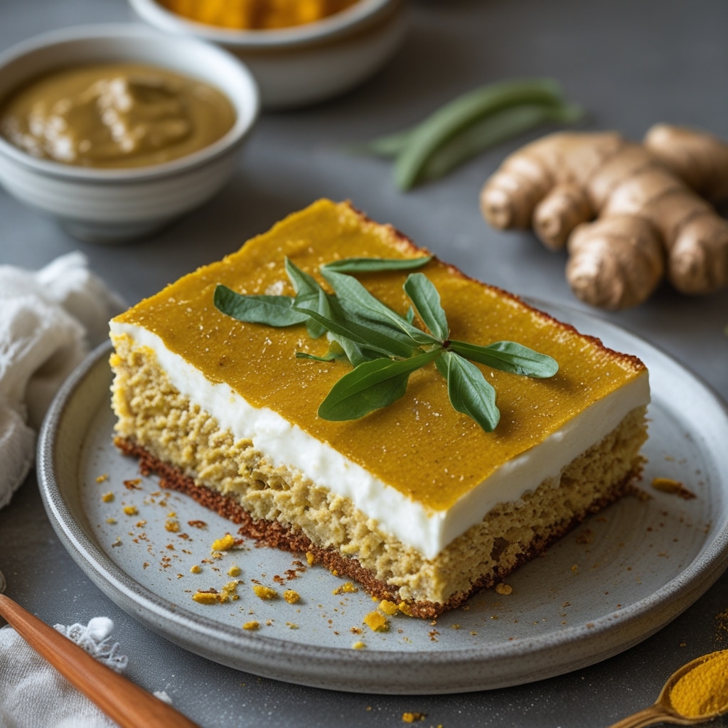 Anti-Inflammatory Ginger Turmeric Yogurt Bake