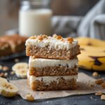 High Protein Banana Bread Cottage Cheese Bars
