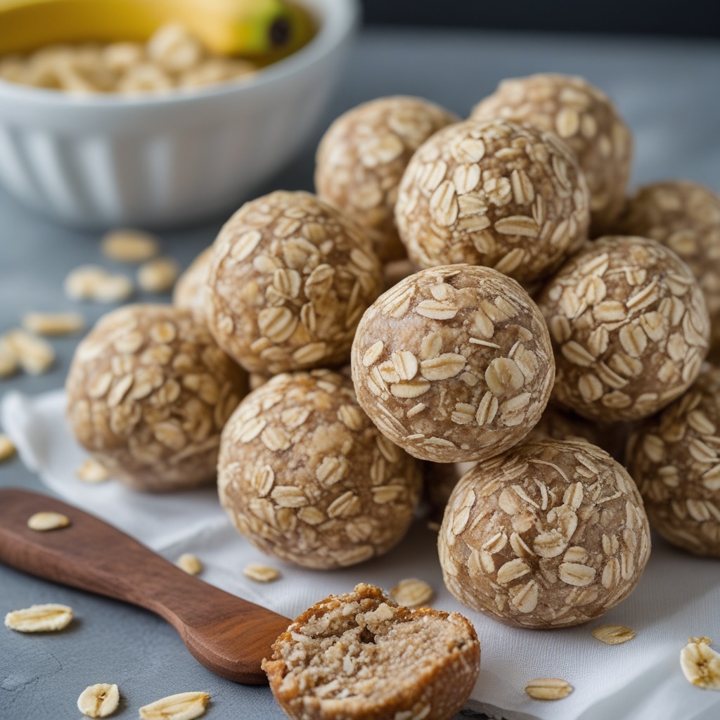 - 5-Ingredient Banana Oatmeal Energy Balls [No Sugar]