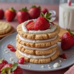 - High Protein Strawberry Vanilla Cottage Cheese Cookies