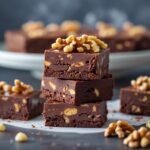 No-Bake Walnut Fudge Protein Brownies