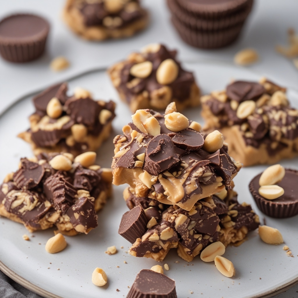- No-Bake Peanut Butter Cup Protein Clusters