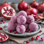 Pomegranate Acai Protein Frozen Yogurt Bites