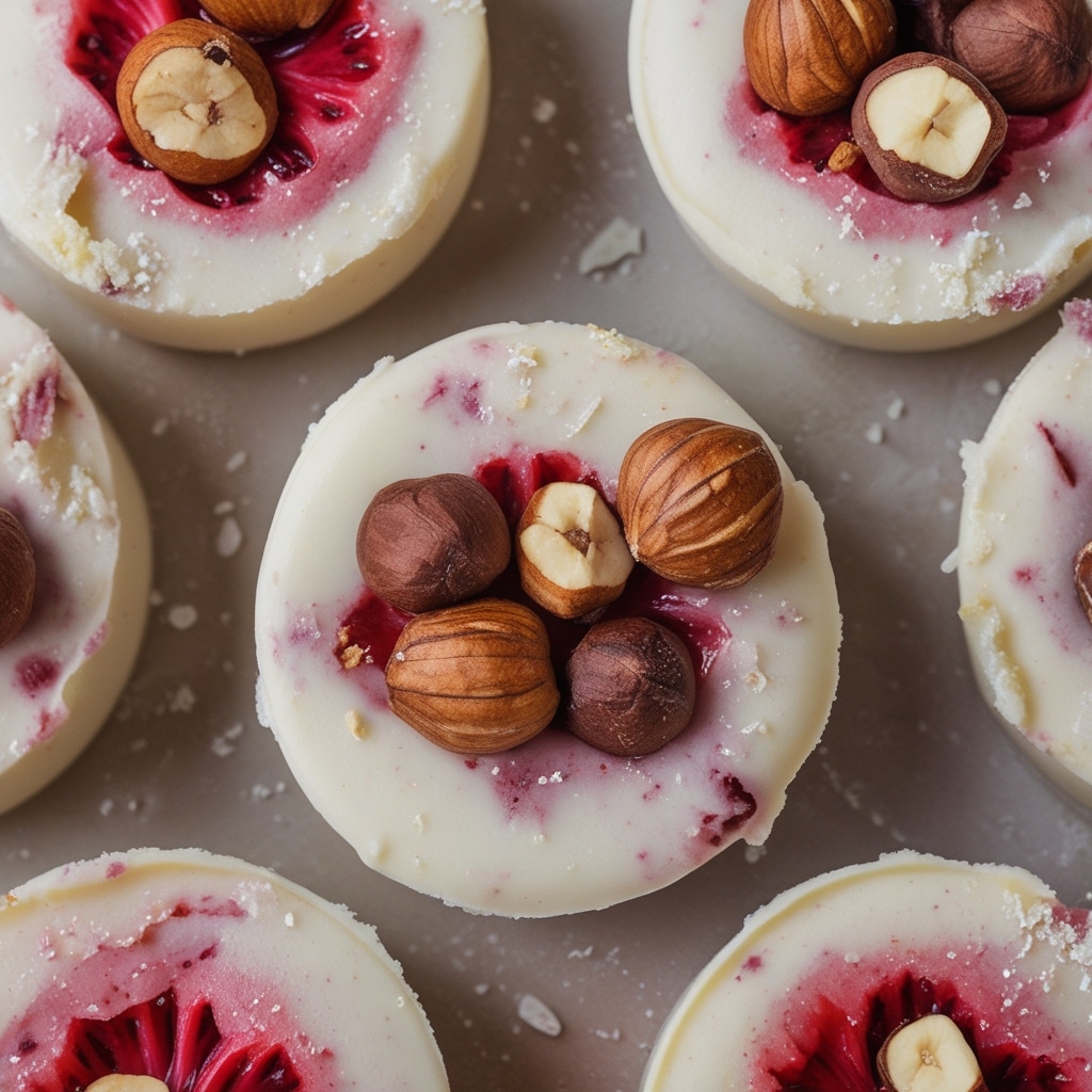 Guava Hazelnut Protein Frozen Yogurt Bites